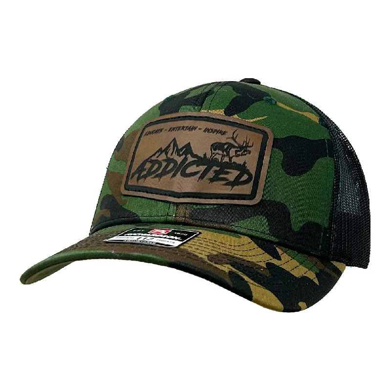 Addicted Hunting Camo Trucker