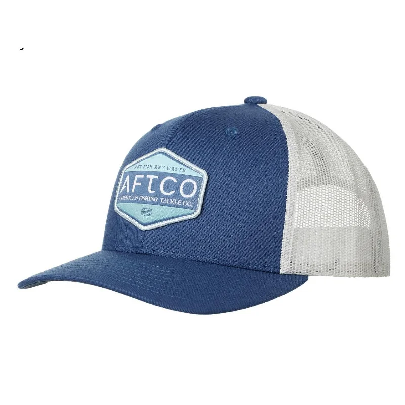 Aftco Transfer Trucker Hat Navy