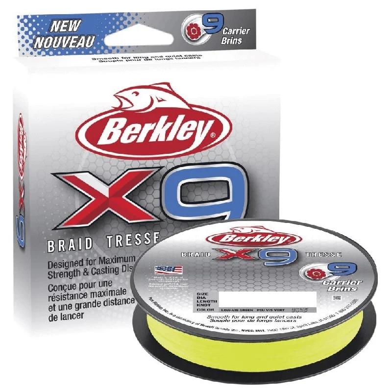 Berkley X9 Green Braided Line 300m Spools