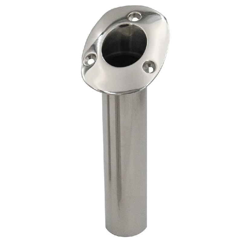 tournament-grade swimbaits for largemouth bass C.E. Smith 80 Series Standard Flush Mount Rod Holder - 30 Degree - Stainless Steel - Cast Bottom - Black Liner [536820C]