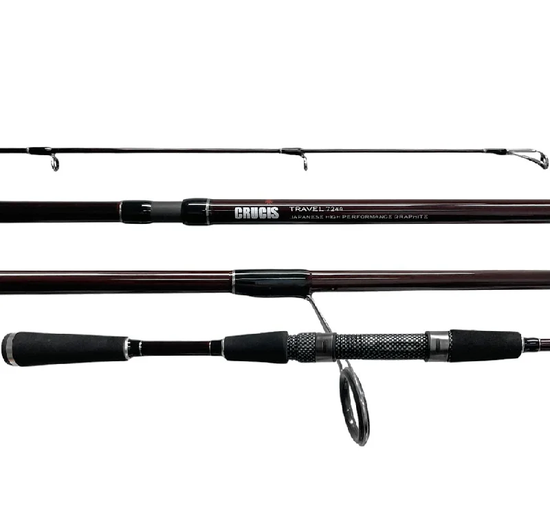 top-rated circle hooks for catfish Crucis Travel 7244 2-4kg Spin Rod