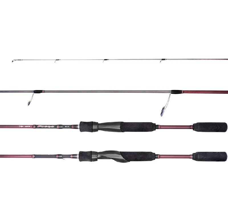 premium tungsten fishing jigs Daiwa Fuego Spin Rods