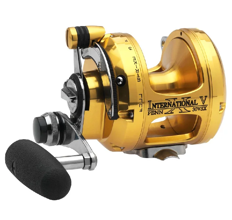 magnetic fishing line cutters Penn International 30VSX 2 Speed Reel