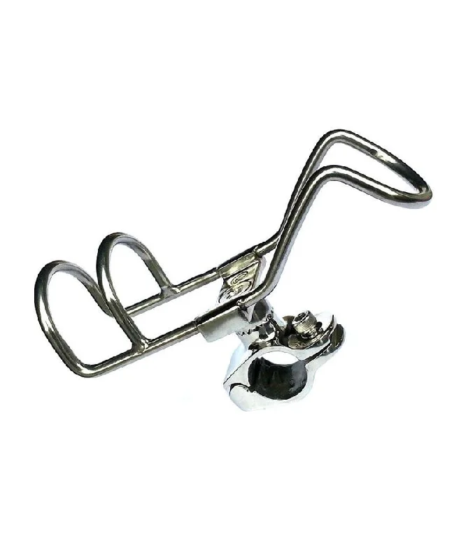 lightweight inflatable fishing pontoon boats ROD HOLDER - Adjustable Stainless Steel Single rail mount 25mm