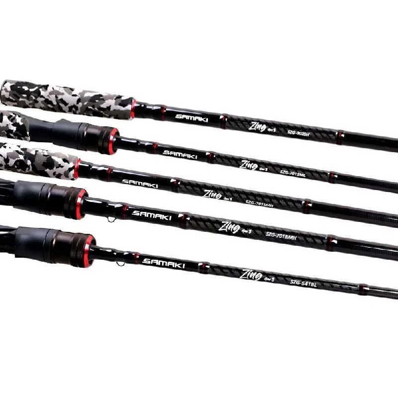 saltwater popping cork rigs Samaki 2021 Zing G3 Surf Series Graphite Rods