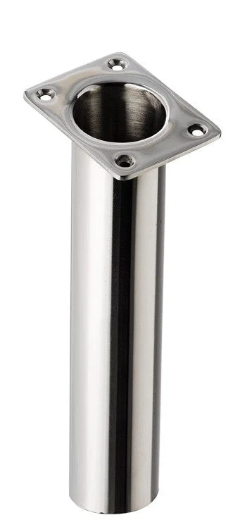 Stainless Steel Rod holder with flush top plate – Angled