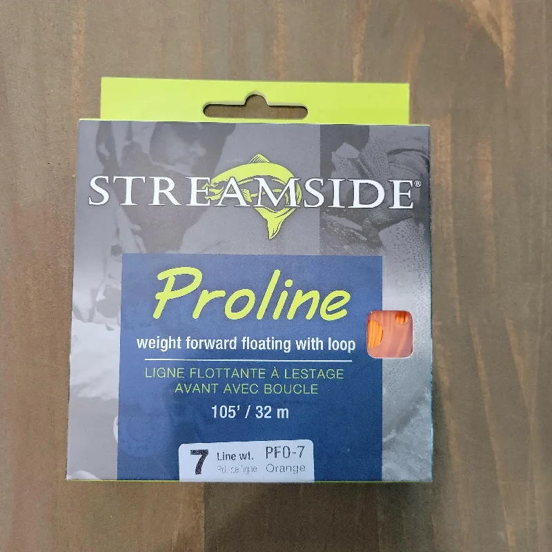 Streamside Proline Weight Forward Floating Fly Line With Loop Orange 7wt. 105ft