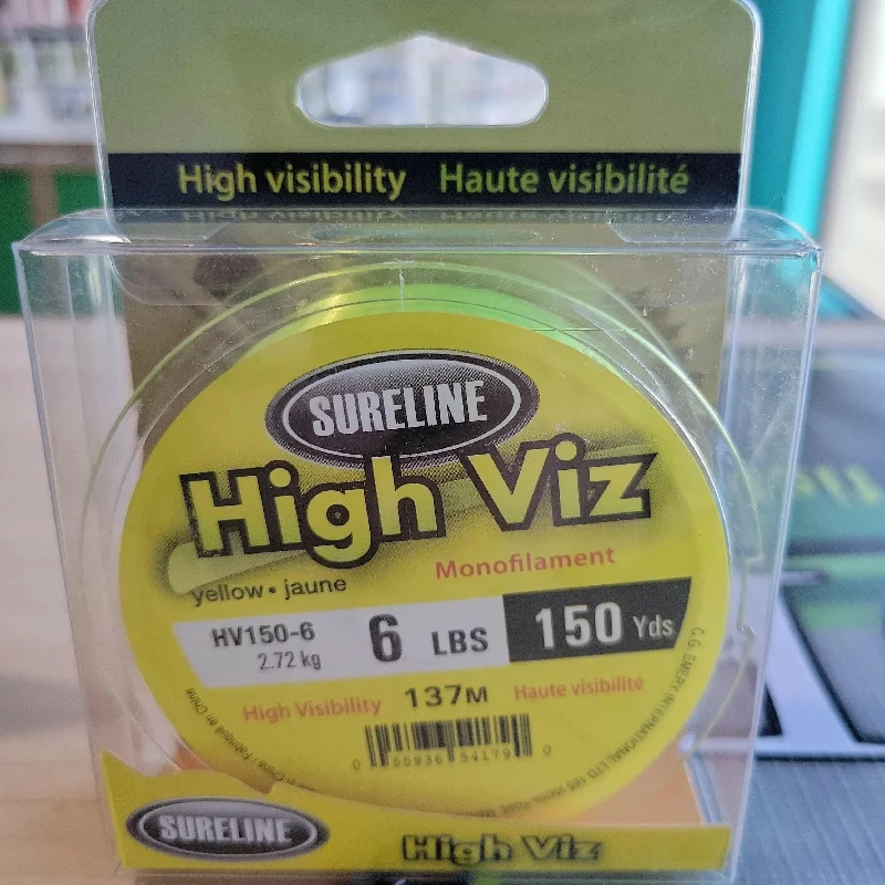 high-speed trolling reels Sureline High Viz Monofilament Line 6lb 150yds