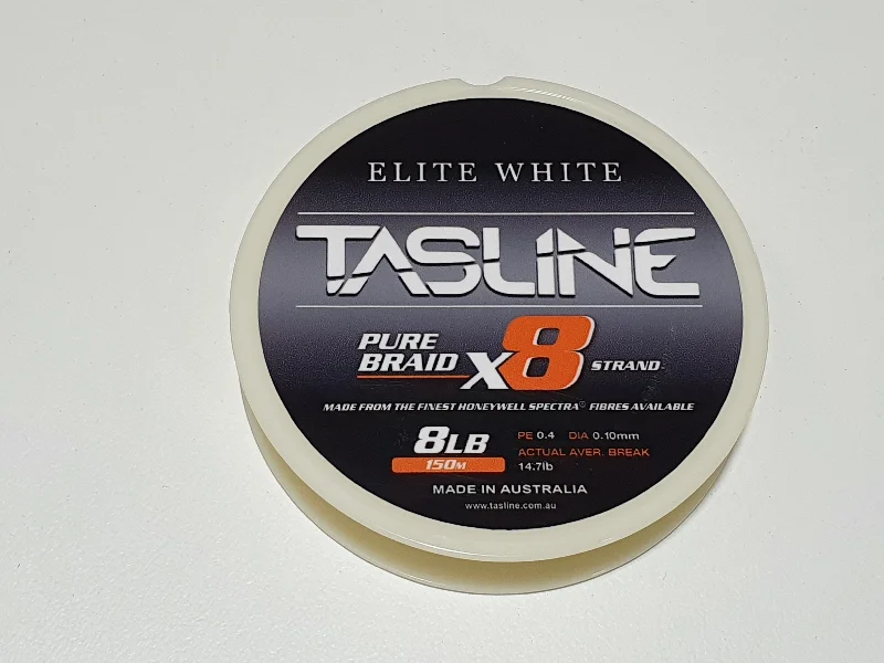 Tasline Elite White 150m Spools