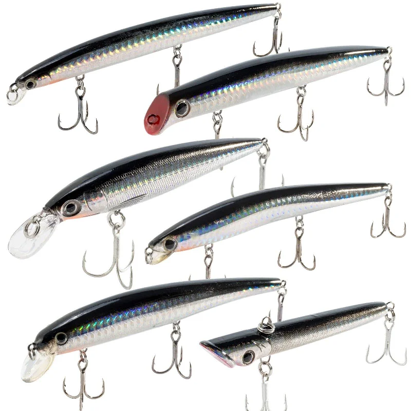 Dr.Fish 6pcs Minnow Lures Kit