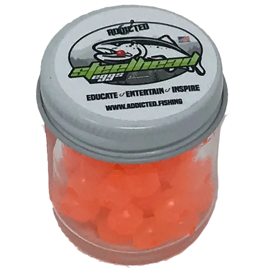 Orange Pearl Trout & Steelhead Rubber Eggs