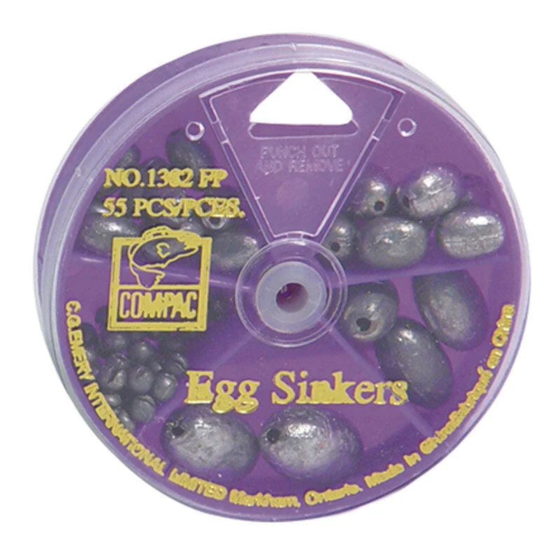 COMPAC Egg Sinker Dial Pack Assortment 55pcs