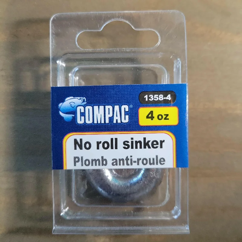 COMPAC No Roll Sinker 4oz 1/pk