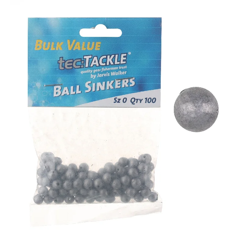 Jarvis Walker Tec Tackle Ball Sinkers - Value Packs