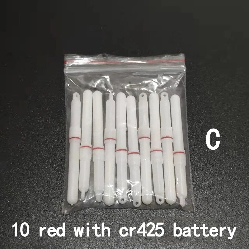 red C and battery