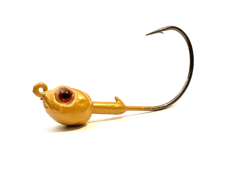 professional-grade trolling rods Mud Minnow Kahle Hook Live Bait Jig Heads 3pk