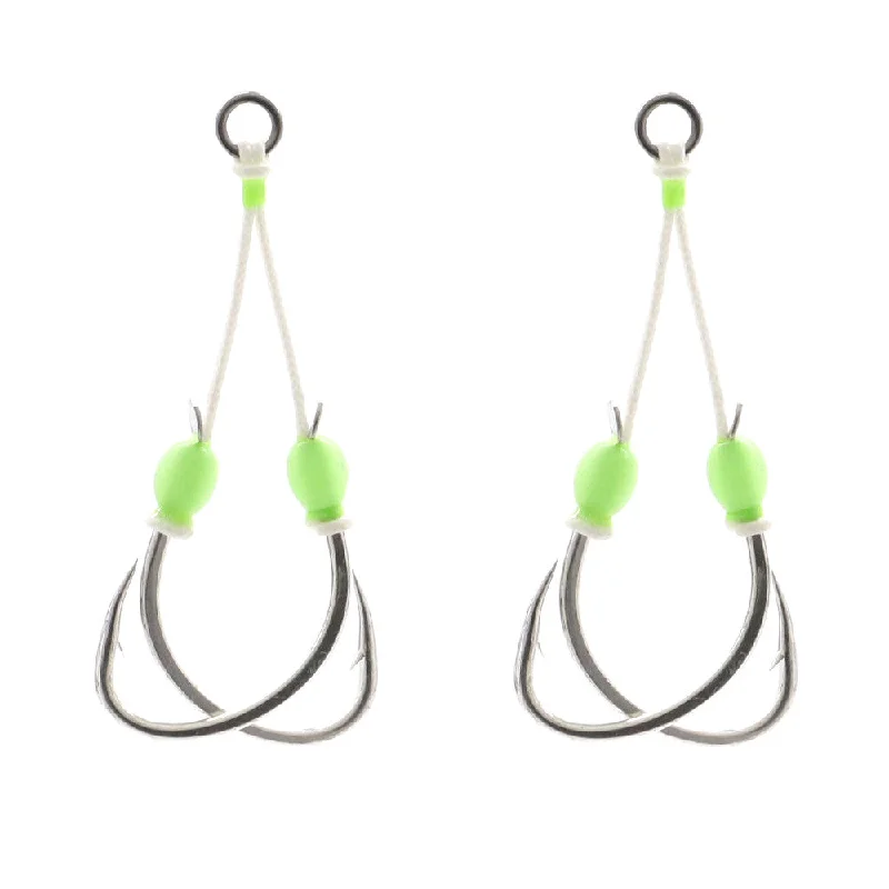premium braided leaders for saltwater Mustad Jig Assist Hooks | Slow Pitch Jigging