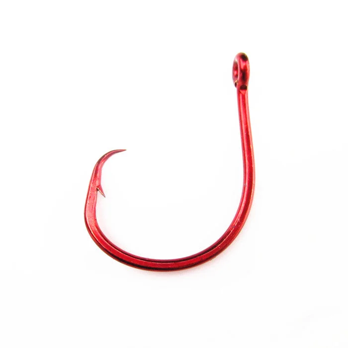 Red circle hook wikileaks wacky lure soft bait hook fishing