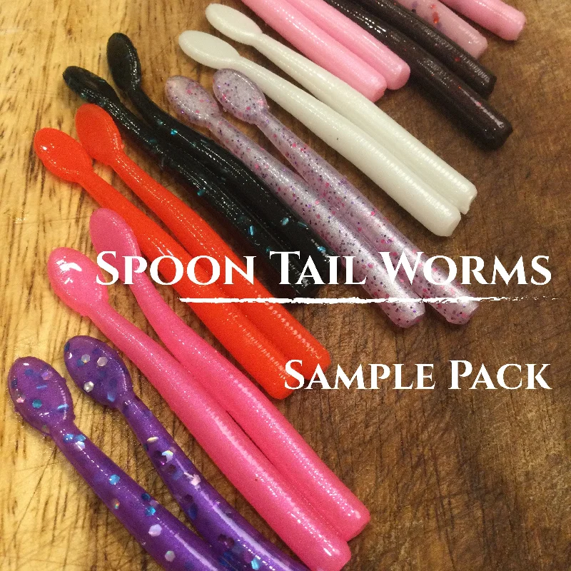 Rapala crankbaits for bass Spoon Tail Worm Sample Pack