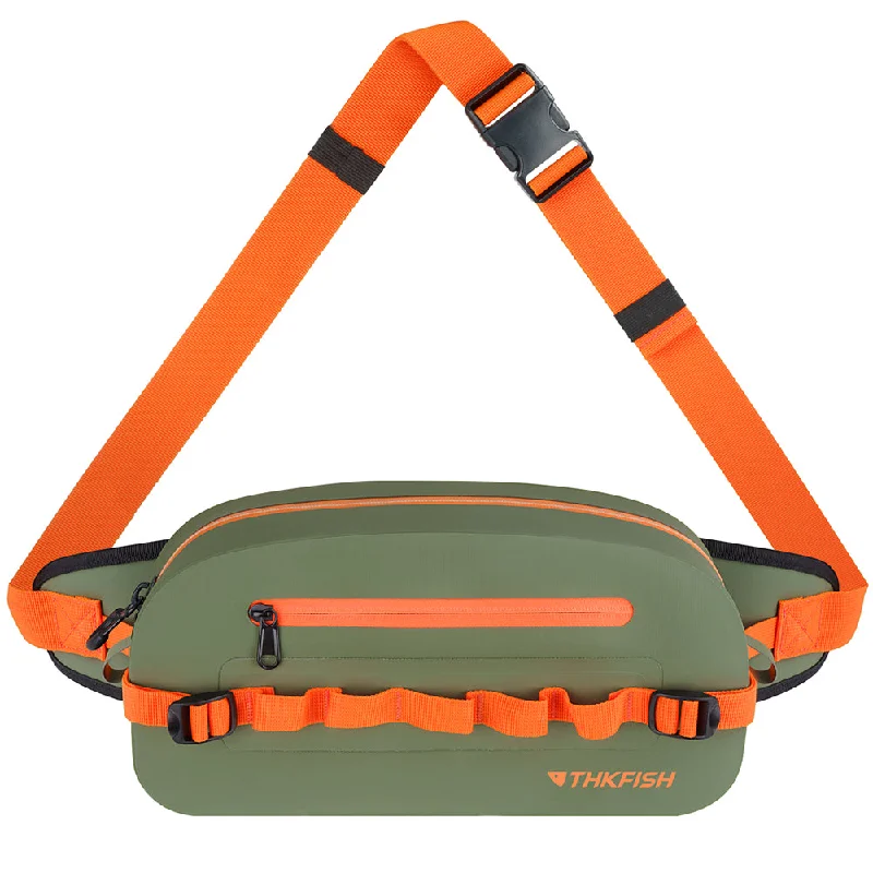 THKFISH Waterproof Large Fishing Tackle Bag Waist Pack